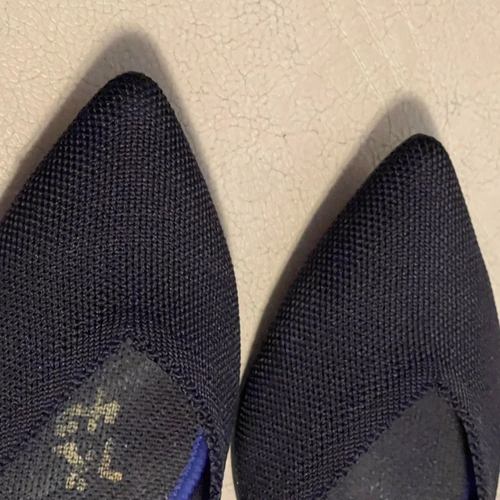 Rothy's Dark Blue Size 8W Flats